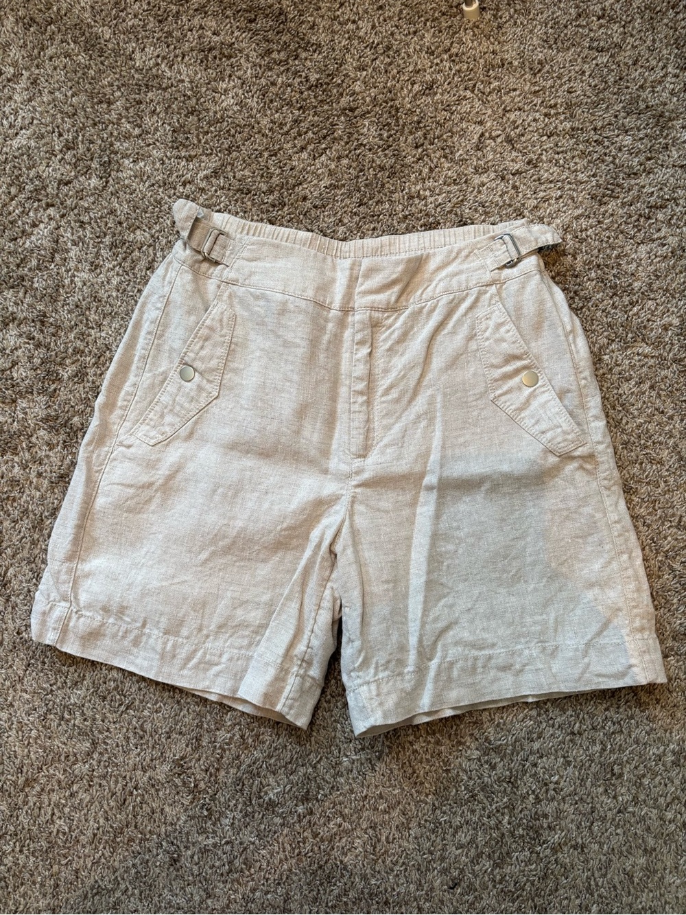 Athleta voyager linen shorts